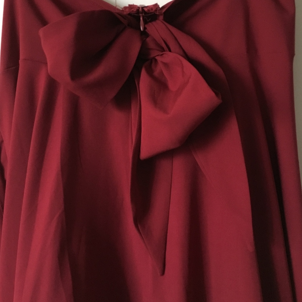 Burgundy/Wine Red Full Skirt
